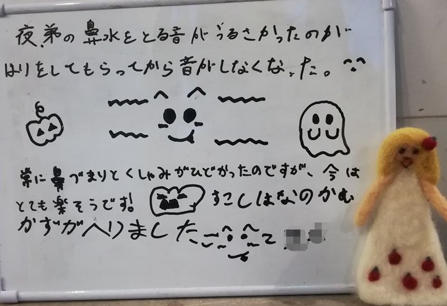 鍼灸花粉症の感想りんごの鍼灸